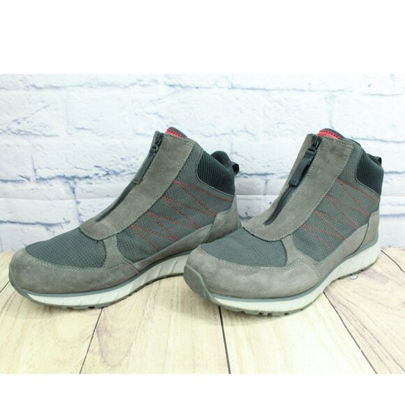 LL Bean Snow Sneaker 5 Gray Suede Waterproof Insulated Winter Boots Size 10.5 M - Picture 2 of 9